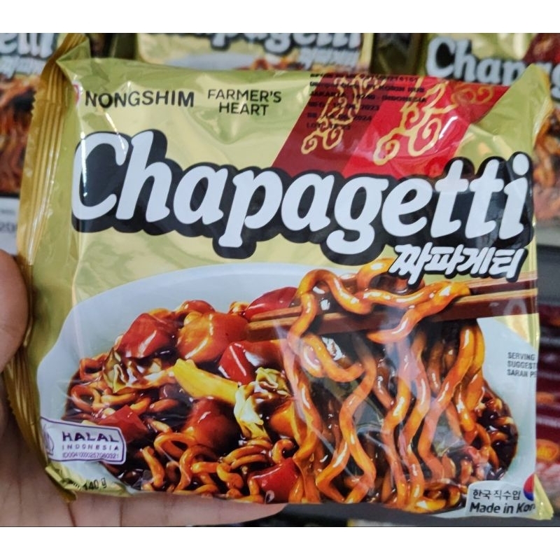 

1 bungkus!! Chapagetti nongshim/mie goreng chapagetti/fried noodle korea