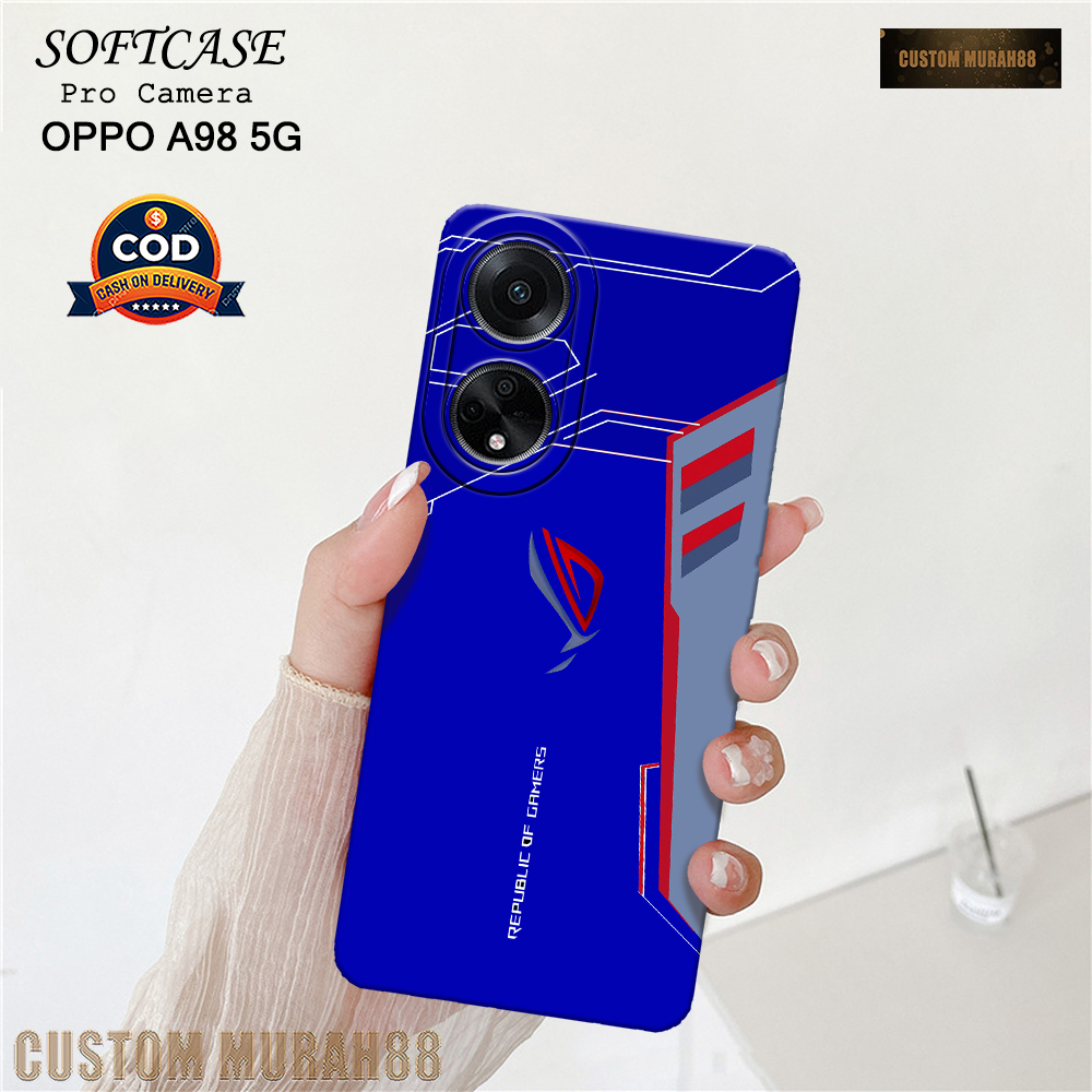 Case Oppo A98 5G Terbaru - Fashion Case GAMING - Casing Hp Oppo A98 5G - Softcase Pro Camera Oppo A9