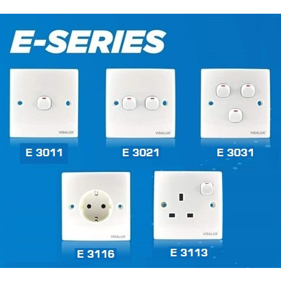 SAKLAR & STOP KONTAK VISALUX E SERIES