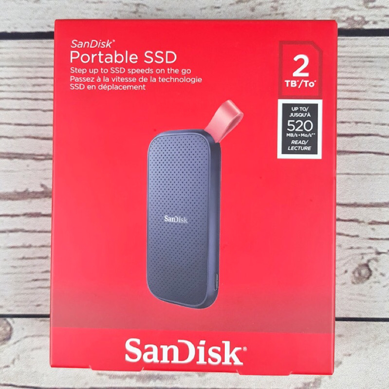 SanDisk Portable SSD 2TB-SDSSDE30-G26 Black