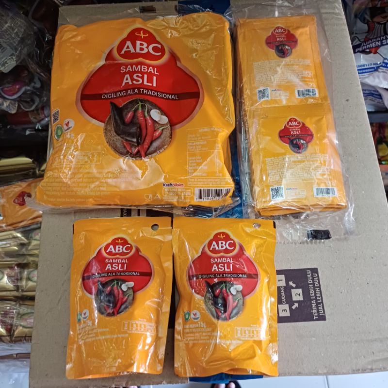 

Saos Abc 1pak isi 22 stik | sachet isi 10 pcs