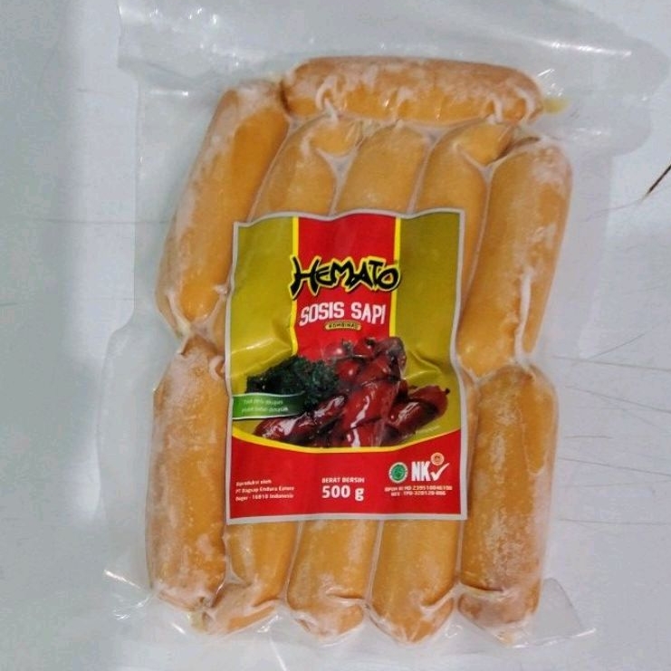 

HEMATO sosis bakar sapi 500gr isi 11