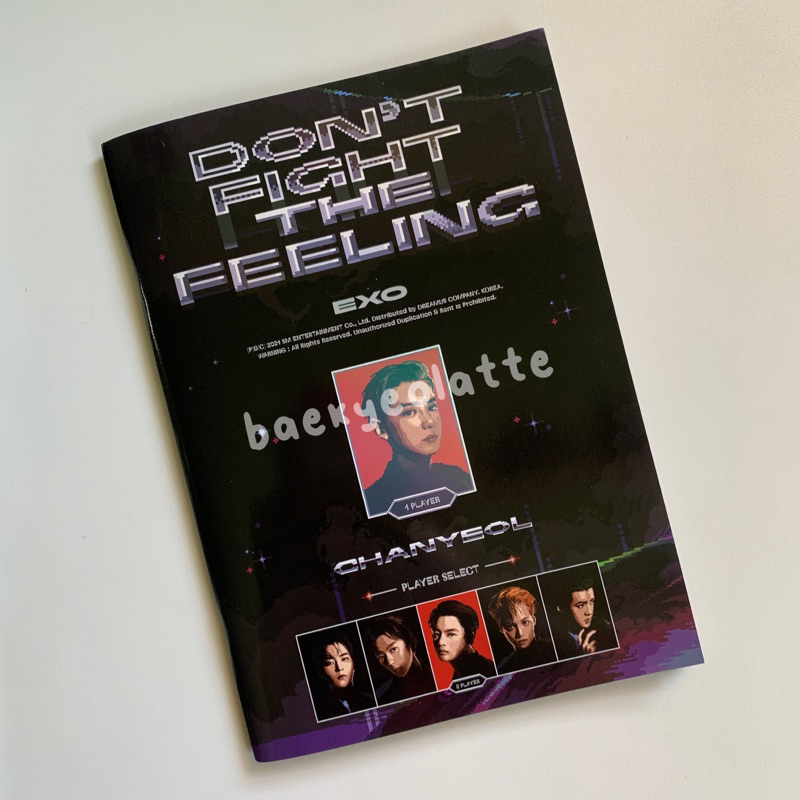 [READY | ALBUM ONLY] EXO DFTF Don’t Fight The Feeling Special Album Expansion CHANYEOL ver.