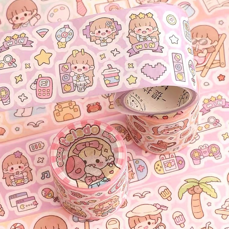 

Masking Tape Roll 3M Washitape Edisi Dodogirl Summer Life Sudah Cutting DIY /Jurnal TLD133