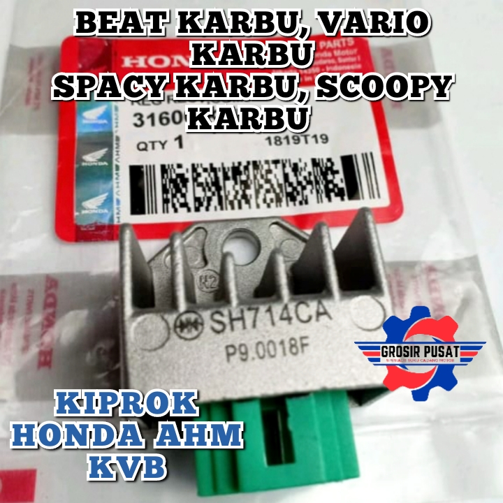 KIPROK BEAT KARBU REGULATOR KVB SPACY KARBU ORIGINAL HONDA KIPOK KIPROK VARIO KARBU