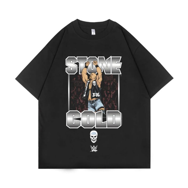 KAOS STONE COLD STEVE AUSTIN | T-SHIRT WWF SMACKDOWN | UNISEX