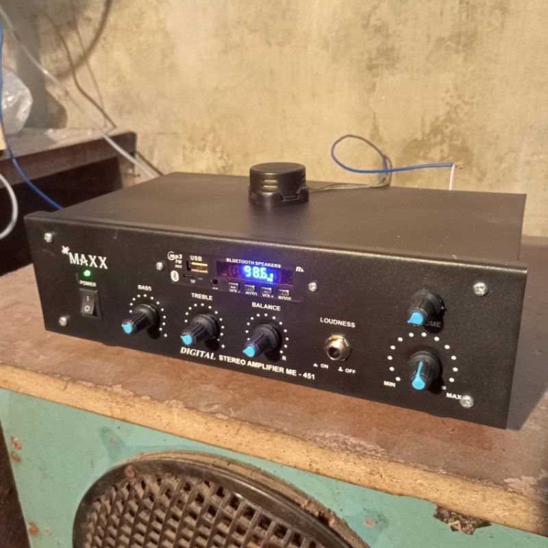 Ampli Rakitan 150W  + Bass Subwoofer | Power Amp Mic / Tanpa Mic