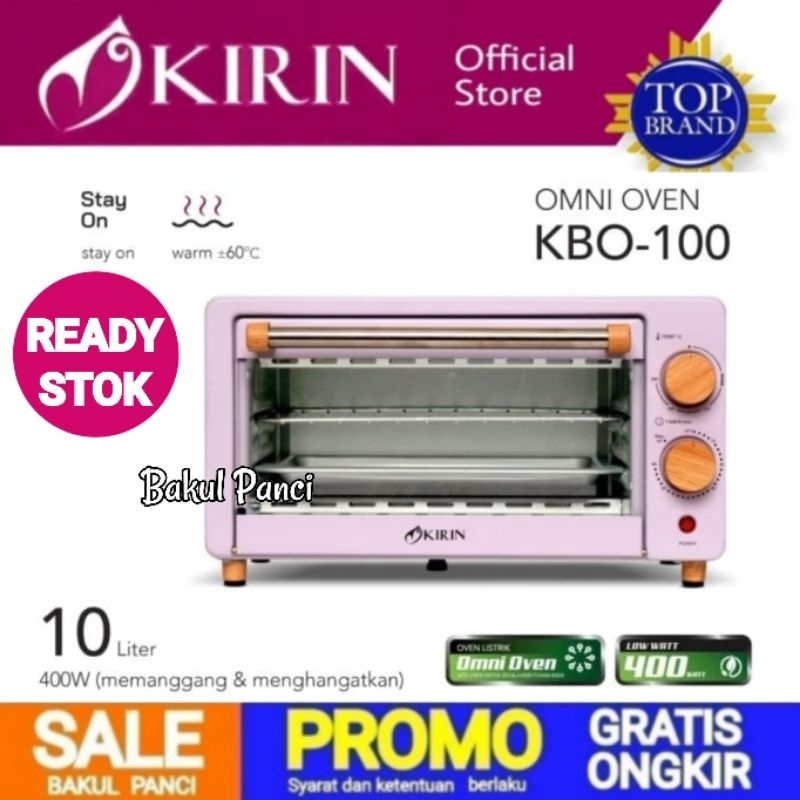 OVEN LISTRIK LOW WATT KIRIN 10 LITER KBO-100MLW - PEMANGGANG MAKANAN
