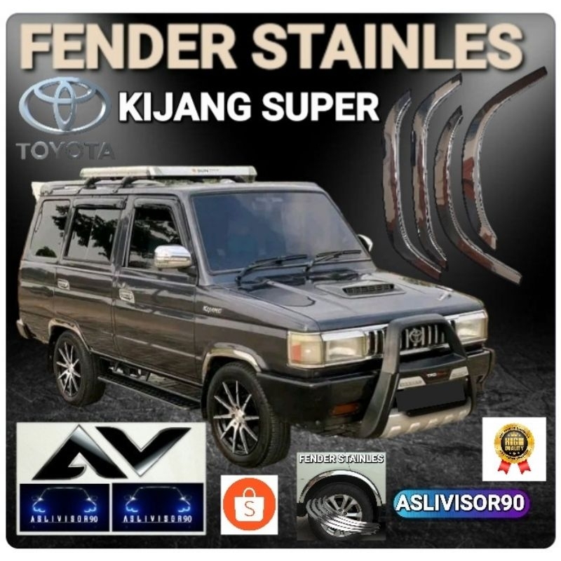 FENDER Trim/List Atas Roda Mobil  KIJANG SUPER