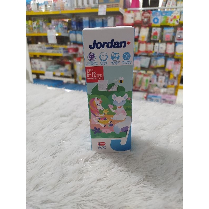 Jordan Pasta Gigi Step 2 6-12tahun