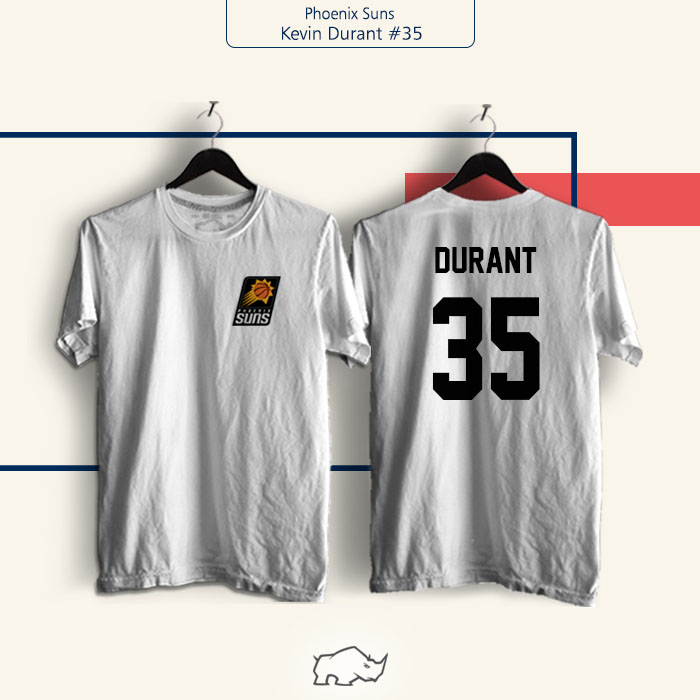 T-shirt / kaos nba basketball Phoenix Suns Kevin Durant 35