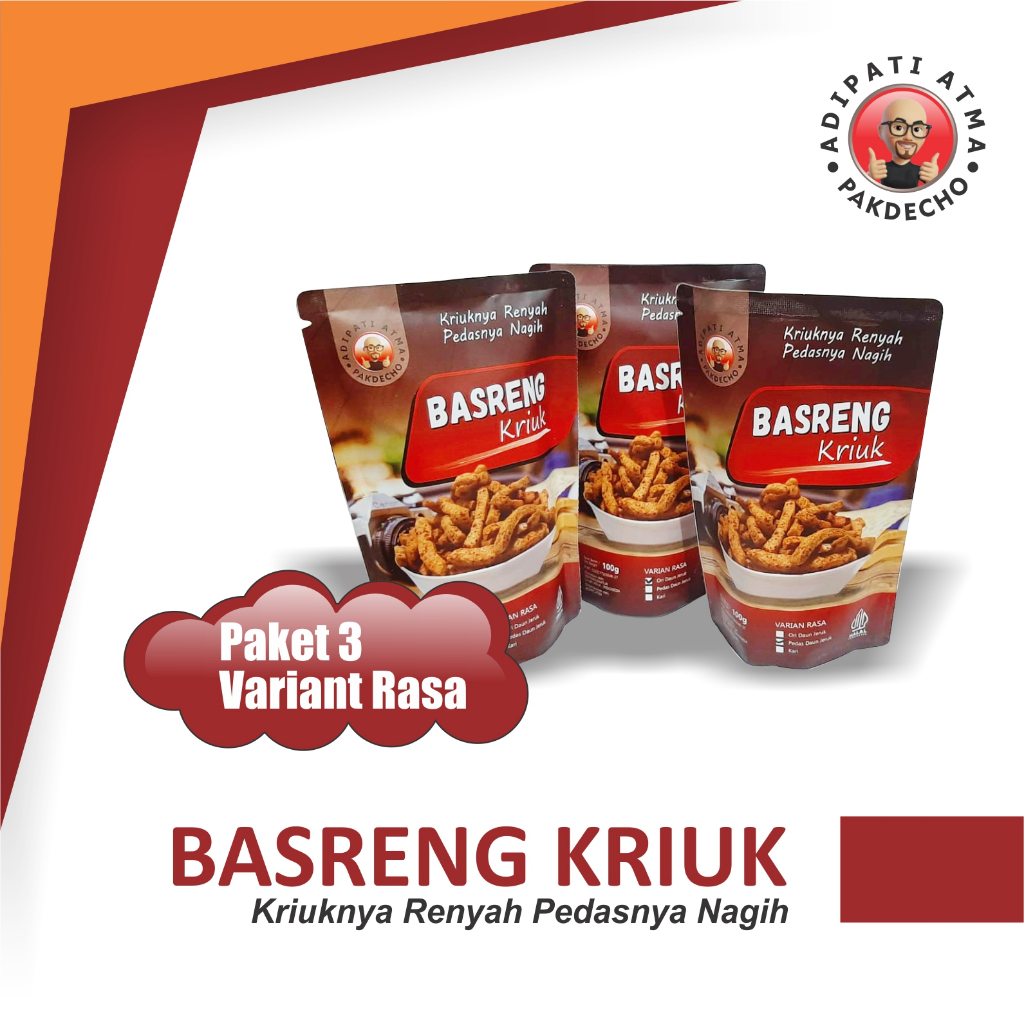 

Basreng Kriuk - Pakdecho Mix 3 Rasa