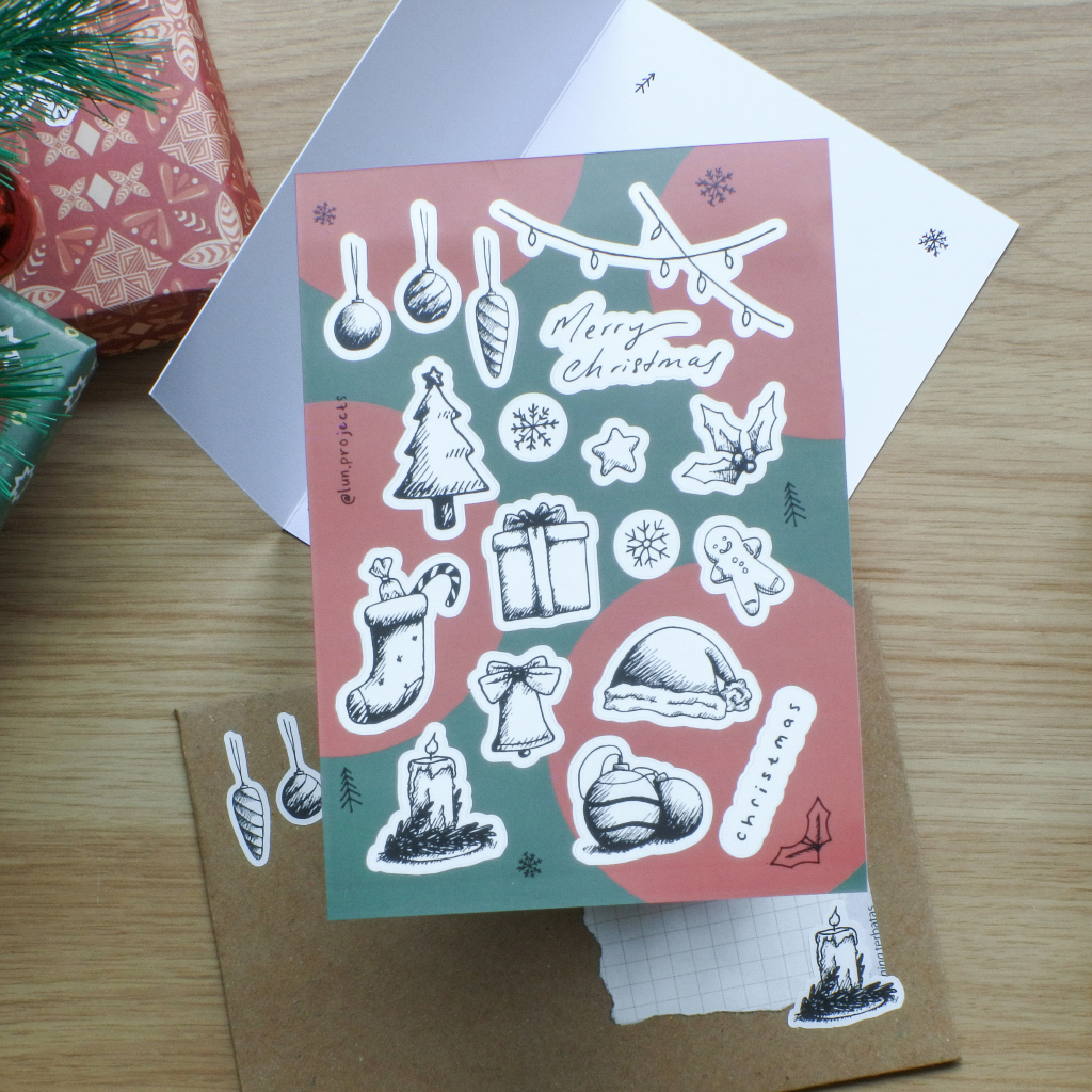 

Stiker Christmas Doodles - Dekorasi Natal Planner Journal Bujo Diary Sticker by Lun Projects