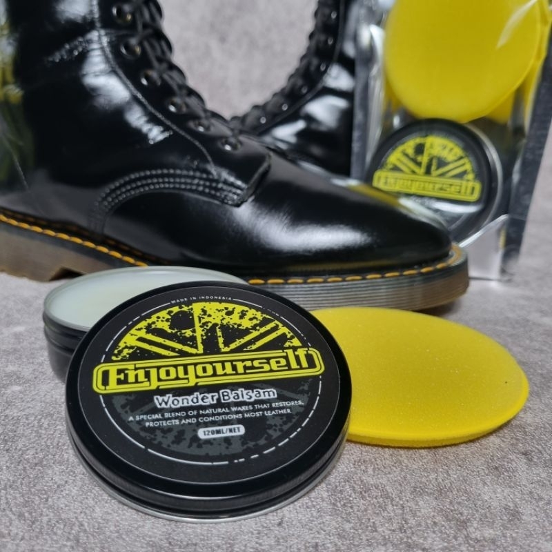 ENJOYOURSELF WONDER BALSAM 120ML LEATHER BALSAM LEATHER BALM DR MARTENS DOCMARTENS DOCMART RED WINGS