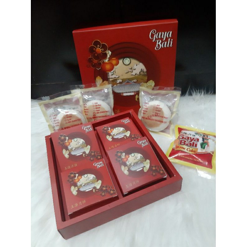 ECER MOONCAKE GAYA BALI KULIT PUTIH / TIONG CIU PHIA / KUE BULAN GAYA BALI