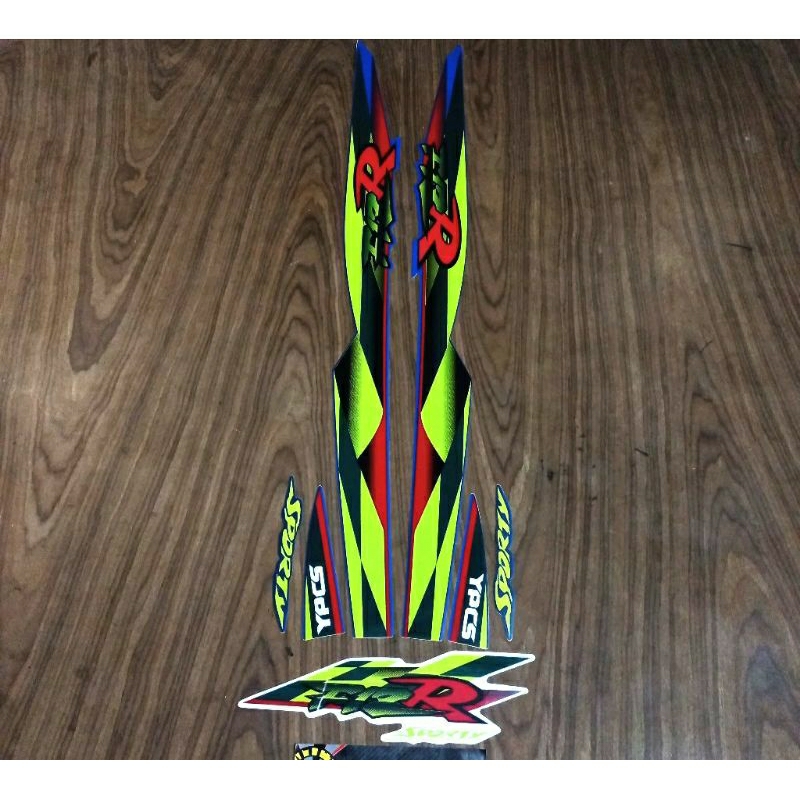 Striping FIZ R Sporty 96 97 98 Biru Stiker Lis Decal Body Standar Ori Yamaha F1zR FIZR Sporty 1997 1
