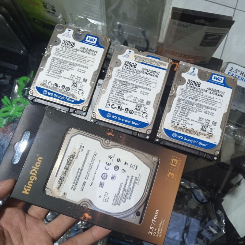 320GB Hardisk laptop HDD slim tebal 250gb 160gb 80gb PS2 Playstation