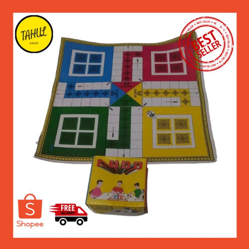 Ludo ular tangga/ permainan papan Ludo dan ular tangga