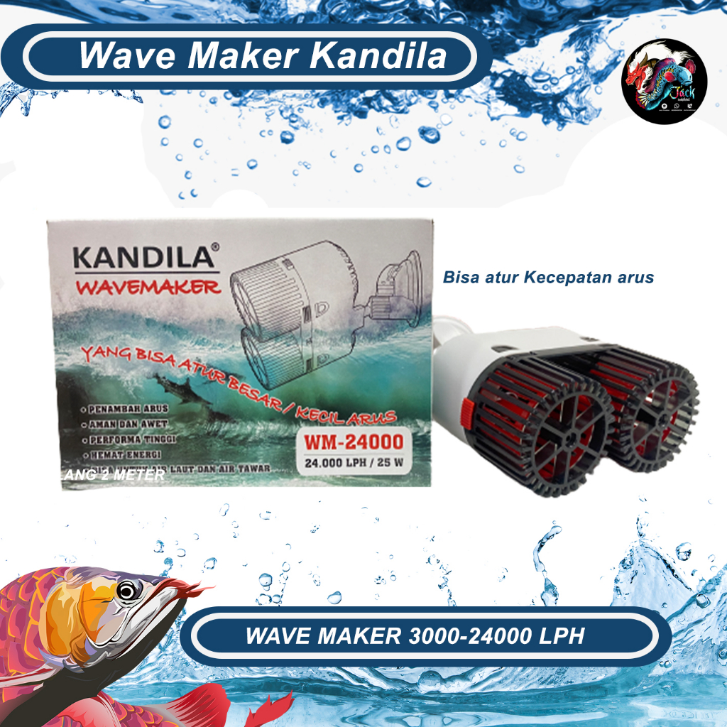 Wave Maker Pembuat Arus Aquarium 3000 10000 24000 LPH