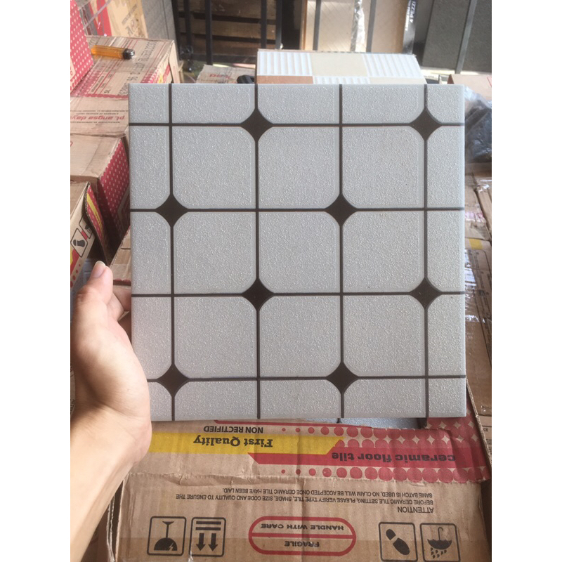 keramik 25x25 kualitas 1 ikad ikema premier kw1 kasar abu biru grey cream coklat kotak