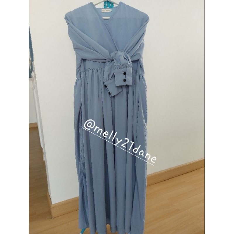 aljenna Saila Mocha size M, Medina Dress Musba Cashmere Blue size S