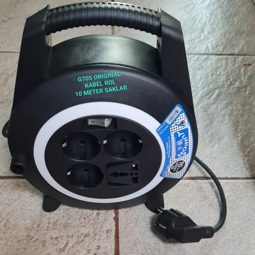 G705 ORIGINAL KABEL ROL ROLL 10 M METER SAKLAR BOX STOP KONTAK SOCKET LISTRIK ELEKTRIK ELEKTRONIK ST