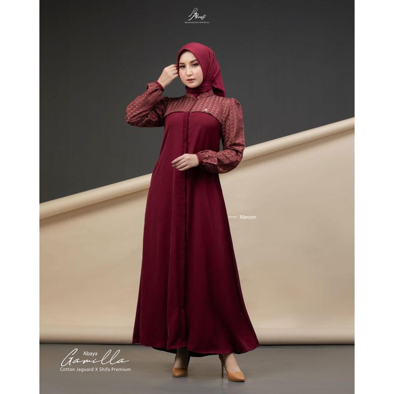 GAMILLA ABAYA COUPLE Ready Stok Gamis & Kemeja Polos X Motif Terlaris 2023 ORI  By Hijab Arrafi