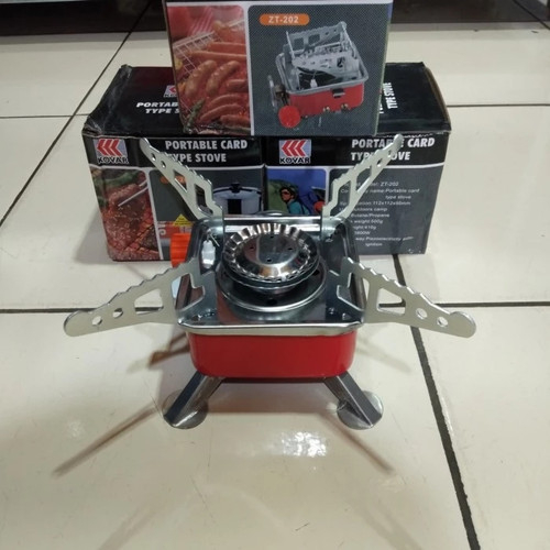 KOMPOR GAS CAMPING MINI MODEL KOTAK / KOMPOR GAS LIPAT KOVAR