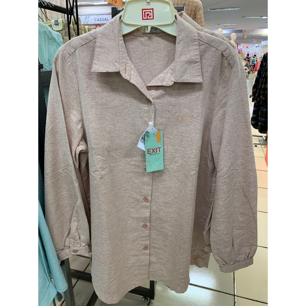 BLOUSE WANITA CREAM EXIT