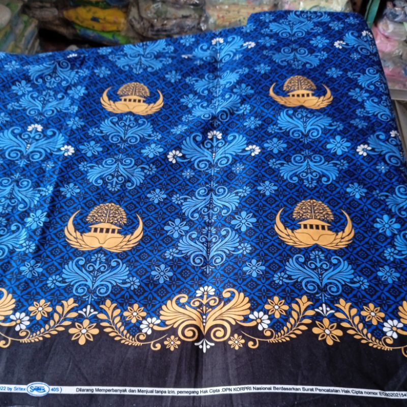 BAHAN BATIK / KAIN PANJANG KORPRI KARUN SRITEX  40 S