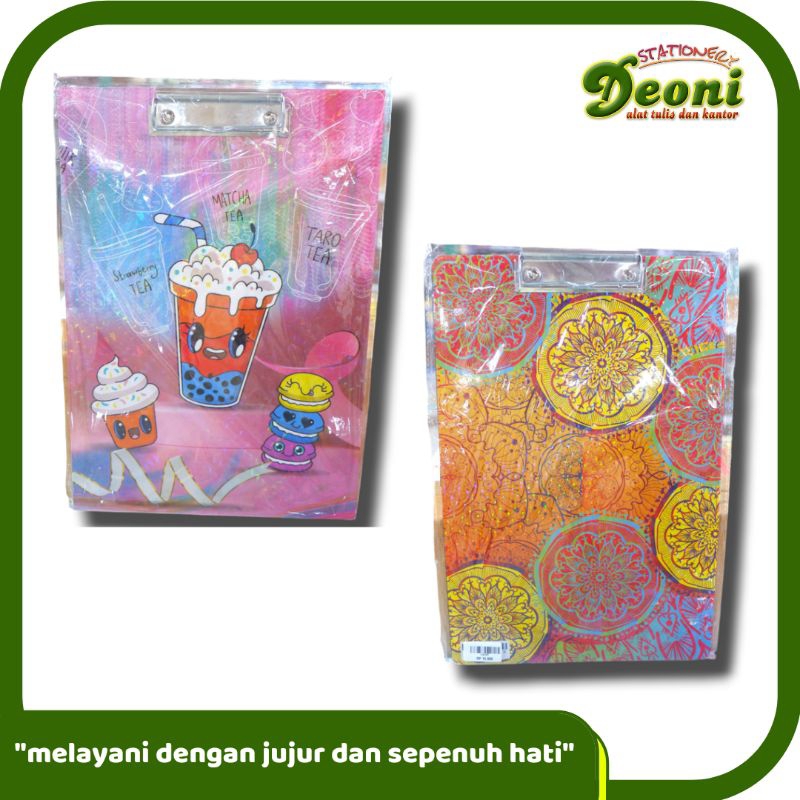 

Clipboard / Papan Jalan / Papan Alas Fancy Batik F4 CB-8018