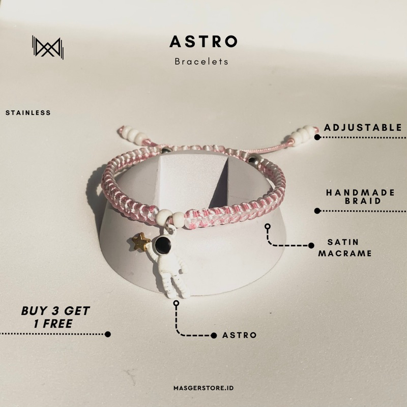 [Astro] Bracelet | Gelang Serut Astronot Fashion