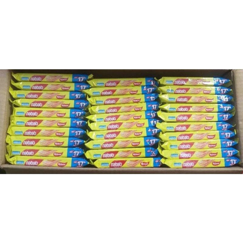 

Nabati wafer 39gr 1 karton isi 60 rasa random