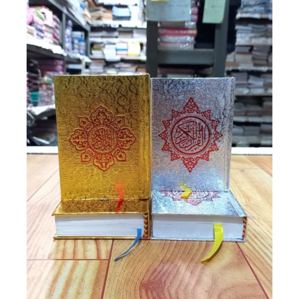 Al Quran Saku Kecil  Emas Dan Silver | quran saku mas | quran saku