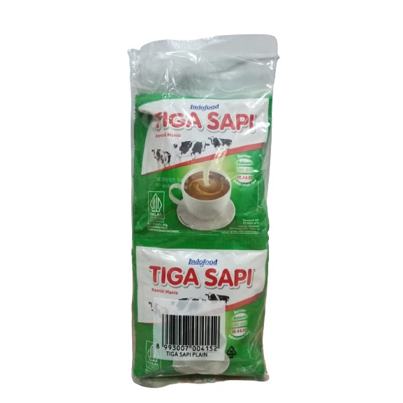 

Tiga Sapi kental Manis Sachet 37 gram