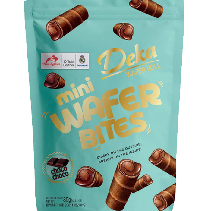 

Deka Mini Wafer Bites Choco 80gr