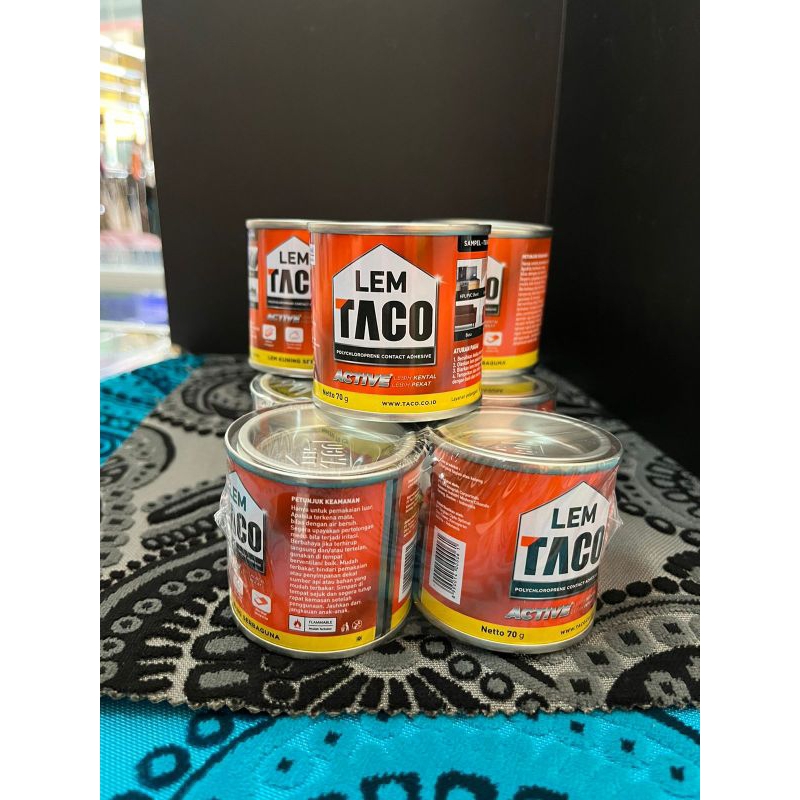 LEM TACO MERAH ACTIVE SERBAGUNA/ LEM TACO UNTUK FURNITURE, KAIN dan AKSESORIS