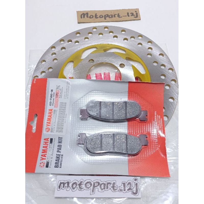 Piringan Cakram+Kampas Rem (3KA) Yamaha RX King RX New Asli Ori