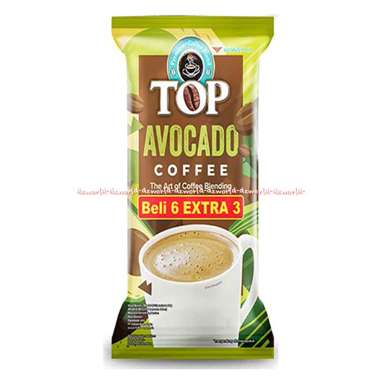 

Top Avocado Coffee 6sachet Kopi Instan Rasa Alpukat Espresso Mix Avocado Ngopi Ala Dessert Afokado