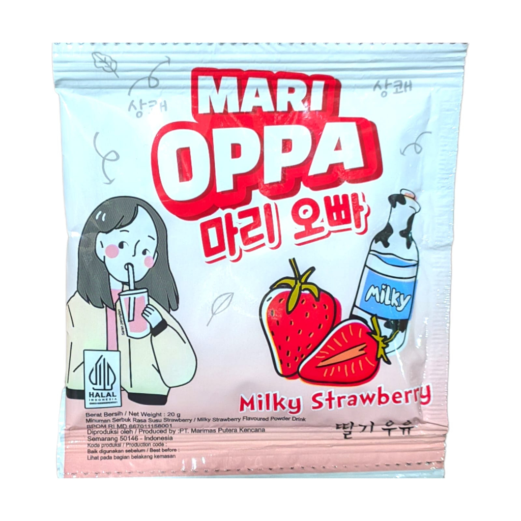 

Marioppa Milky Strawberry isi 15 pcs