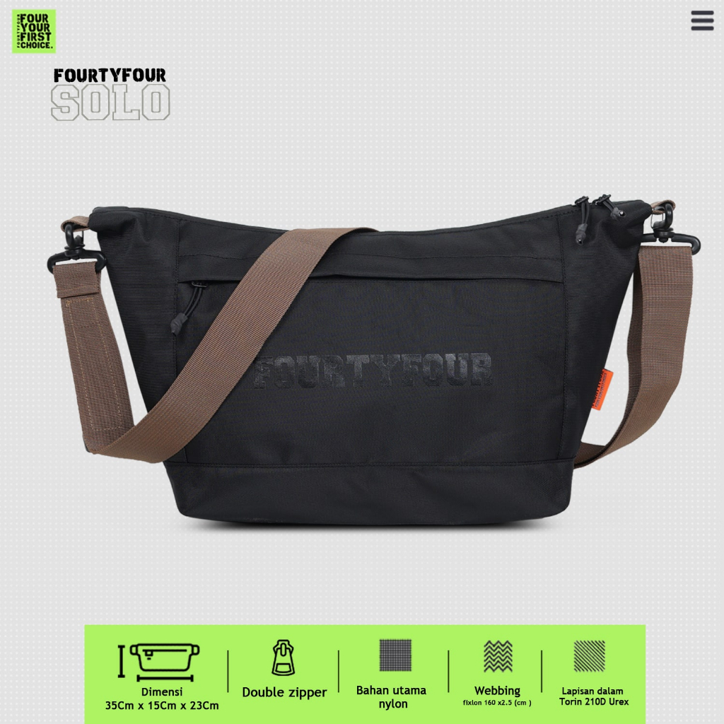 Tas FOURTYFOUR SOLO - Selempang Pria Premium