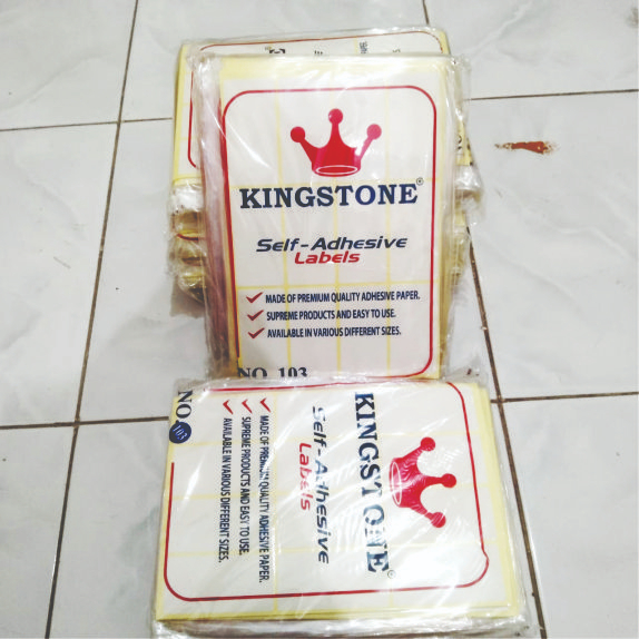 

Label 103 Polos Merk KINGSTONE | ECER