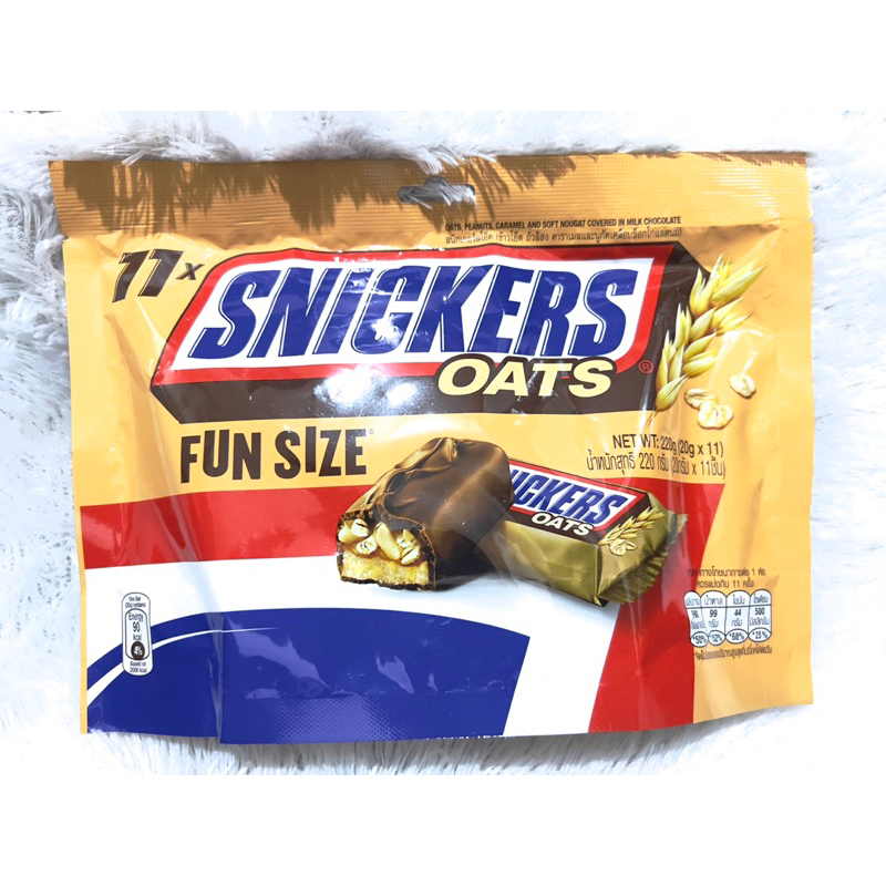 

SNICKERS OATS FUN SIZE 11 PCS