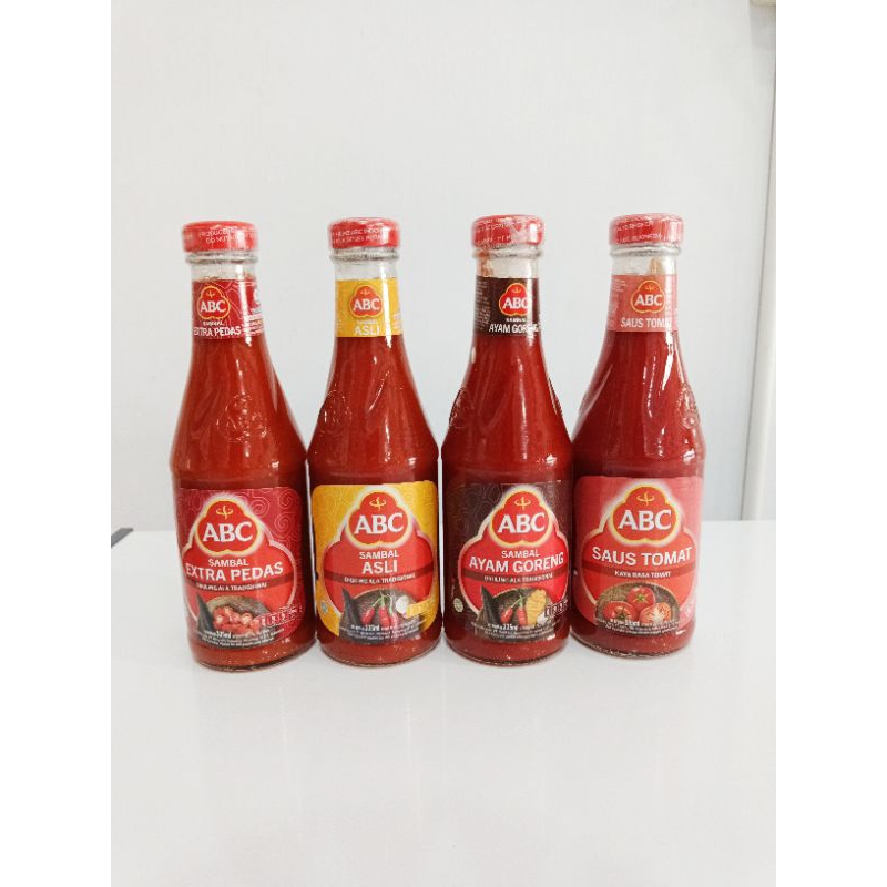 

Sambal ABC 335ml Botol Kaca