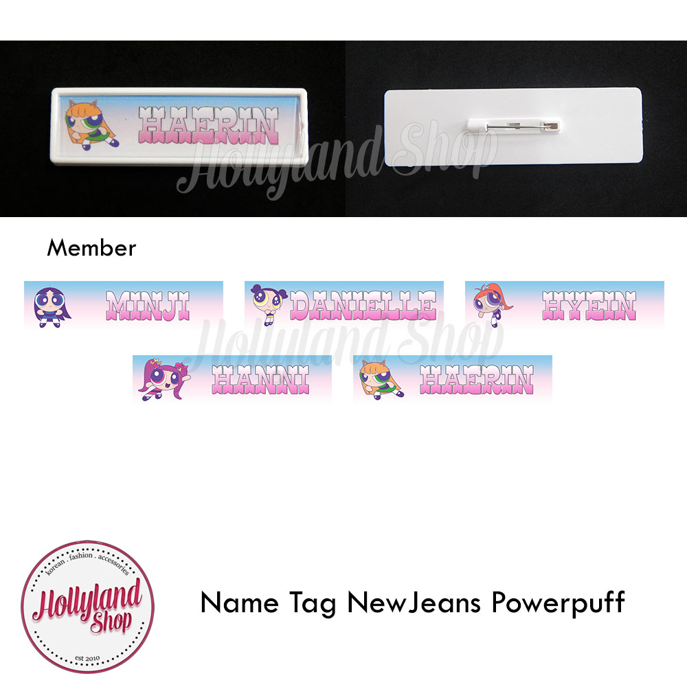 

Name Tag Papan Nama Dada Newjeans New Jeans (2pcs)