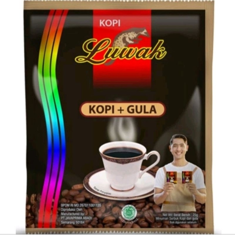 

kopi luwak Hitam + gula