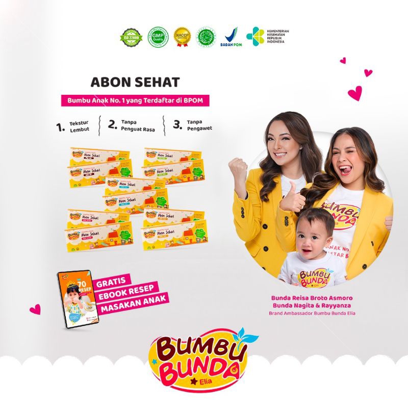 

Bumbu Bunda Elia Healty Floss Abon Sehat - Abon Sapi dan Ayam