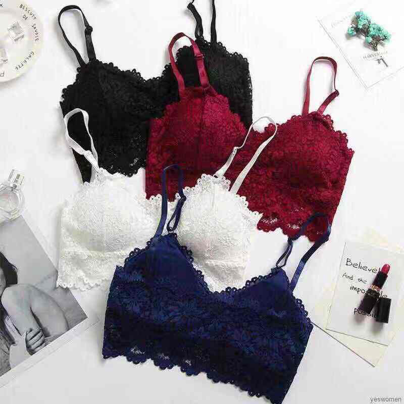 Bra renda korea sport bra tanpa kawat bra korea