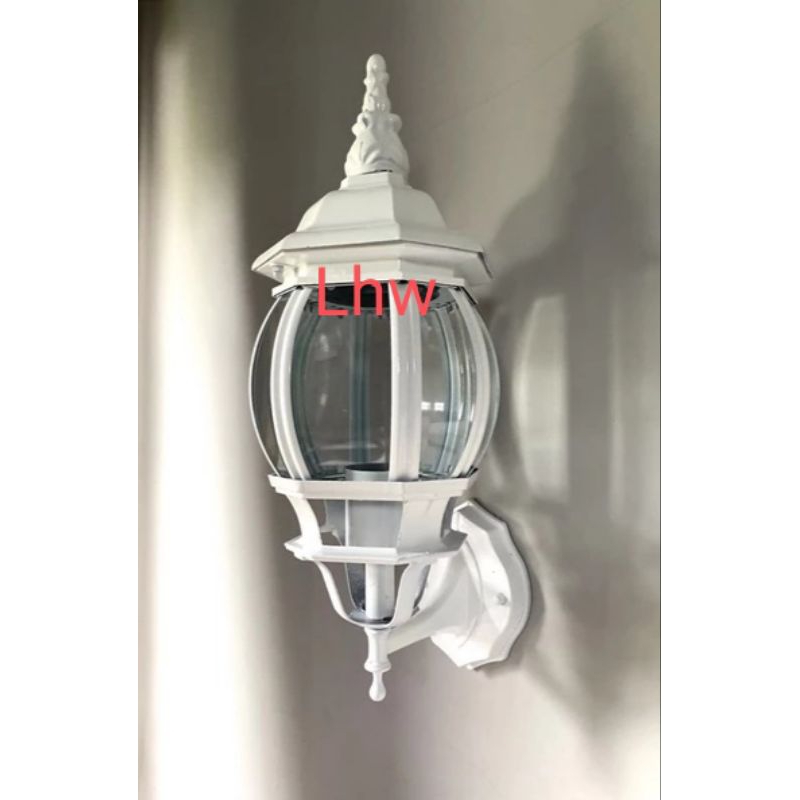 Lampu dinding waterproof outdoor indoor warna putih dekorasi teras,balkon,cafe,resto 1003