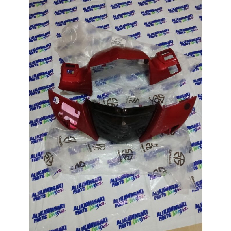 batok stang depan belakang zx 130 zx130 merah maron original